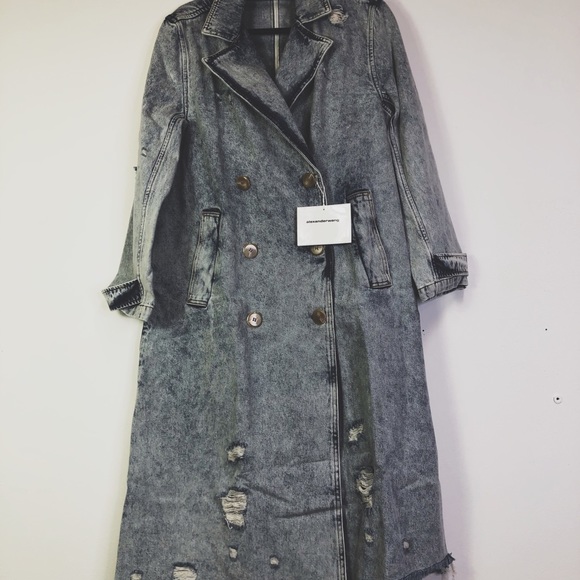 Denim x Alexander Wang Trench Coat - Picture 3 of 9